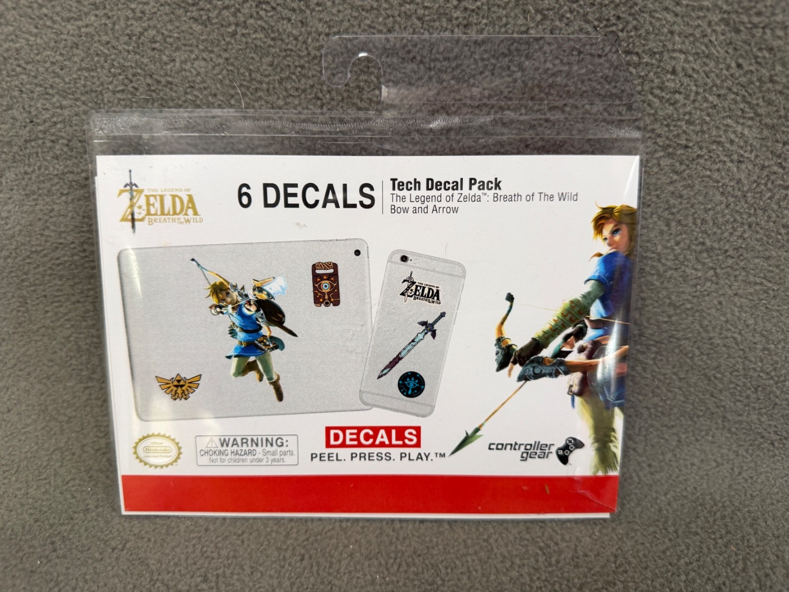 Nintendo Zelda ech Decal Pack Set of 6 Video Game Graphic Stickers