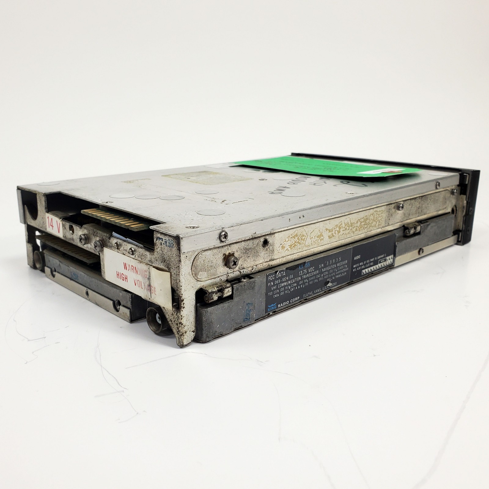 Bendix King KX 155 Nav/Com Non-Glideslope 14V w/ LED Display - 069-1024-08