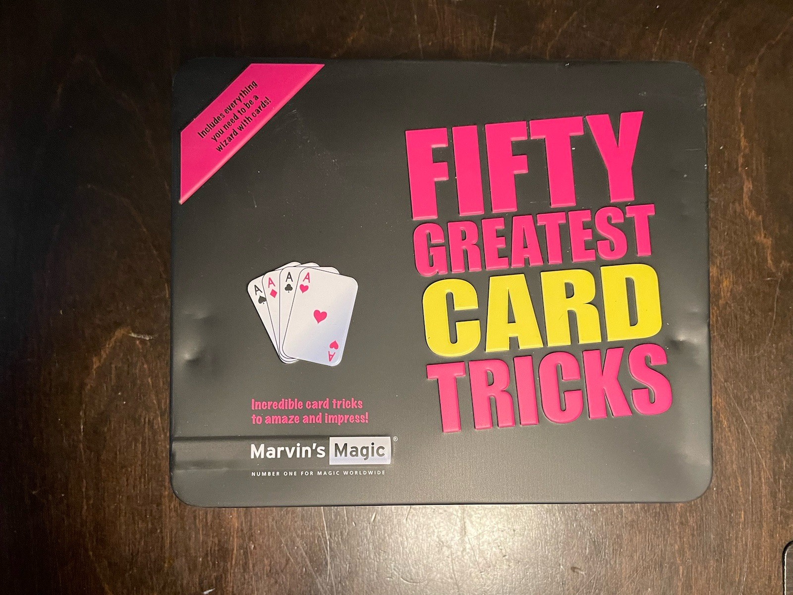 Magic Set Fifty 50 Greatest Card Tricks by Marvin's Magic Adults Kids New