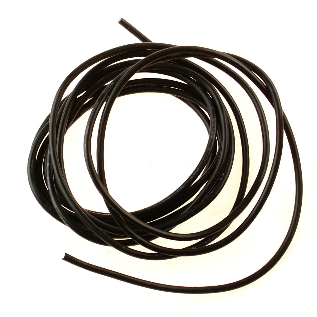 6-Foot Shielded Guitar Circuit Wire Single Conductor -Black (A11)