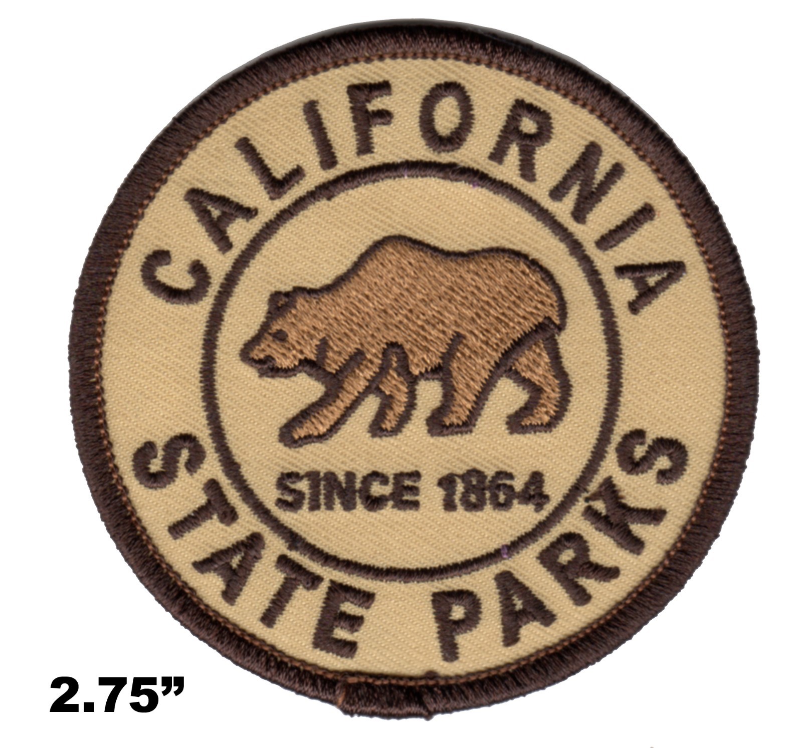 California State Parks - 2.75" Desert Tan Patch - State Park Ranger