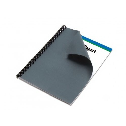 Linen Graphite Paper Letter Size Binding Cover 50 Pack