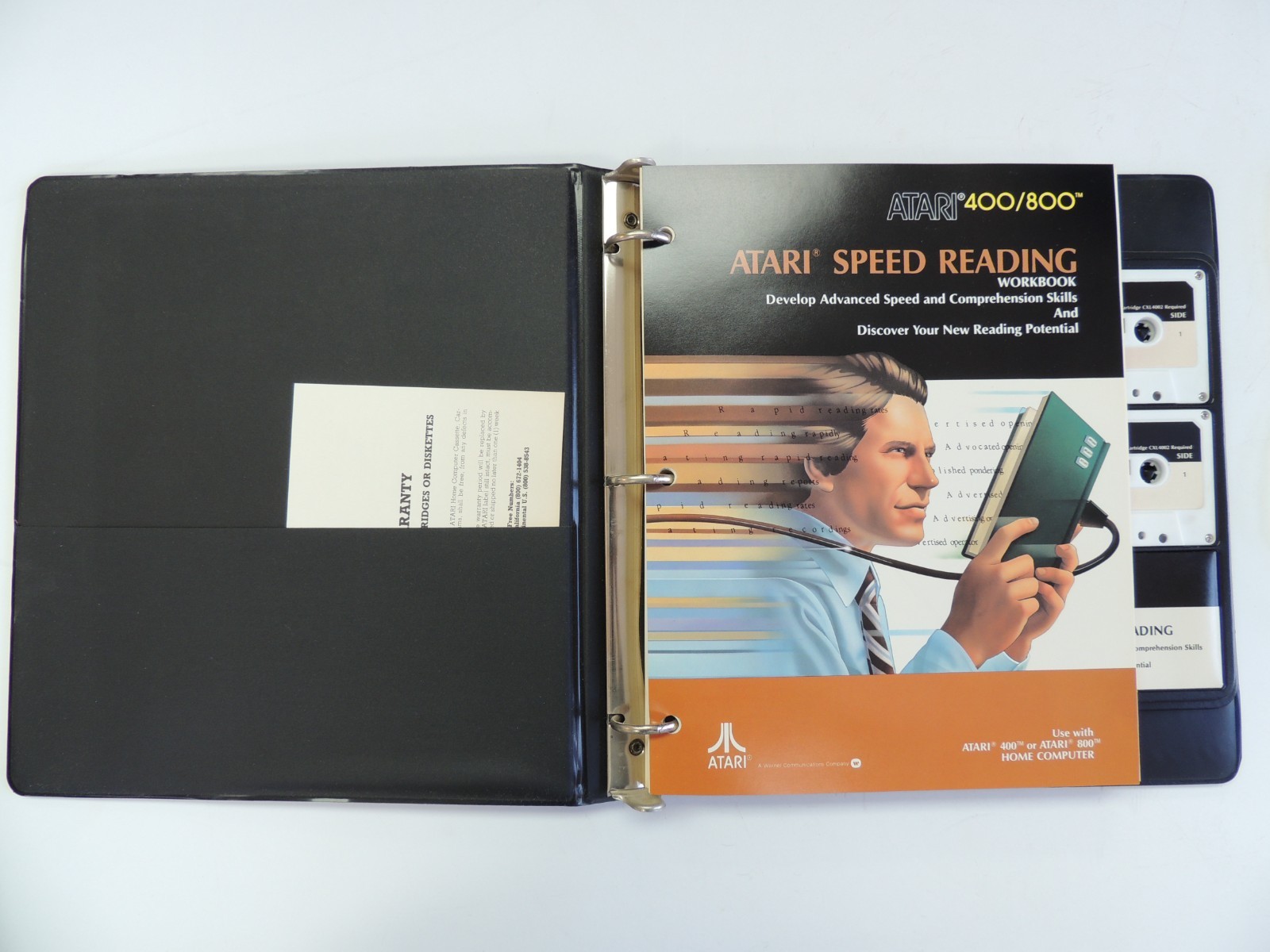 Vintage Atari 400/800 Software Lot Language Spanish Italian Programming Bookkeep