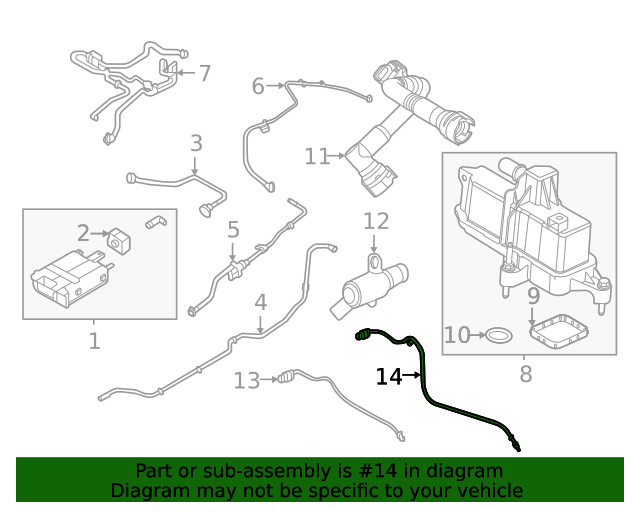 Genuine Ford Oxygen Sensor LX6Z-9G444-P