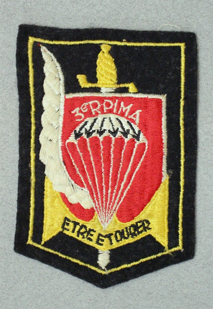 French Cloth Badge 5146: 3e Regiment Parachuriste d'Infanterie de Marine