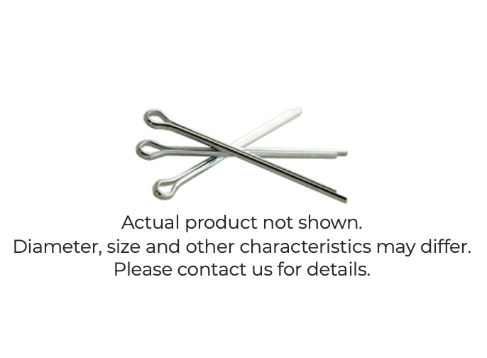 7/32 X 3 Steel Cotter Pin, Zinc, Box of 10