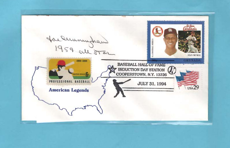Joe Cunningham St. Louis Cardinals SIGNED Cardinals Commemorative Cover 1994