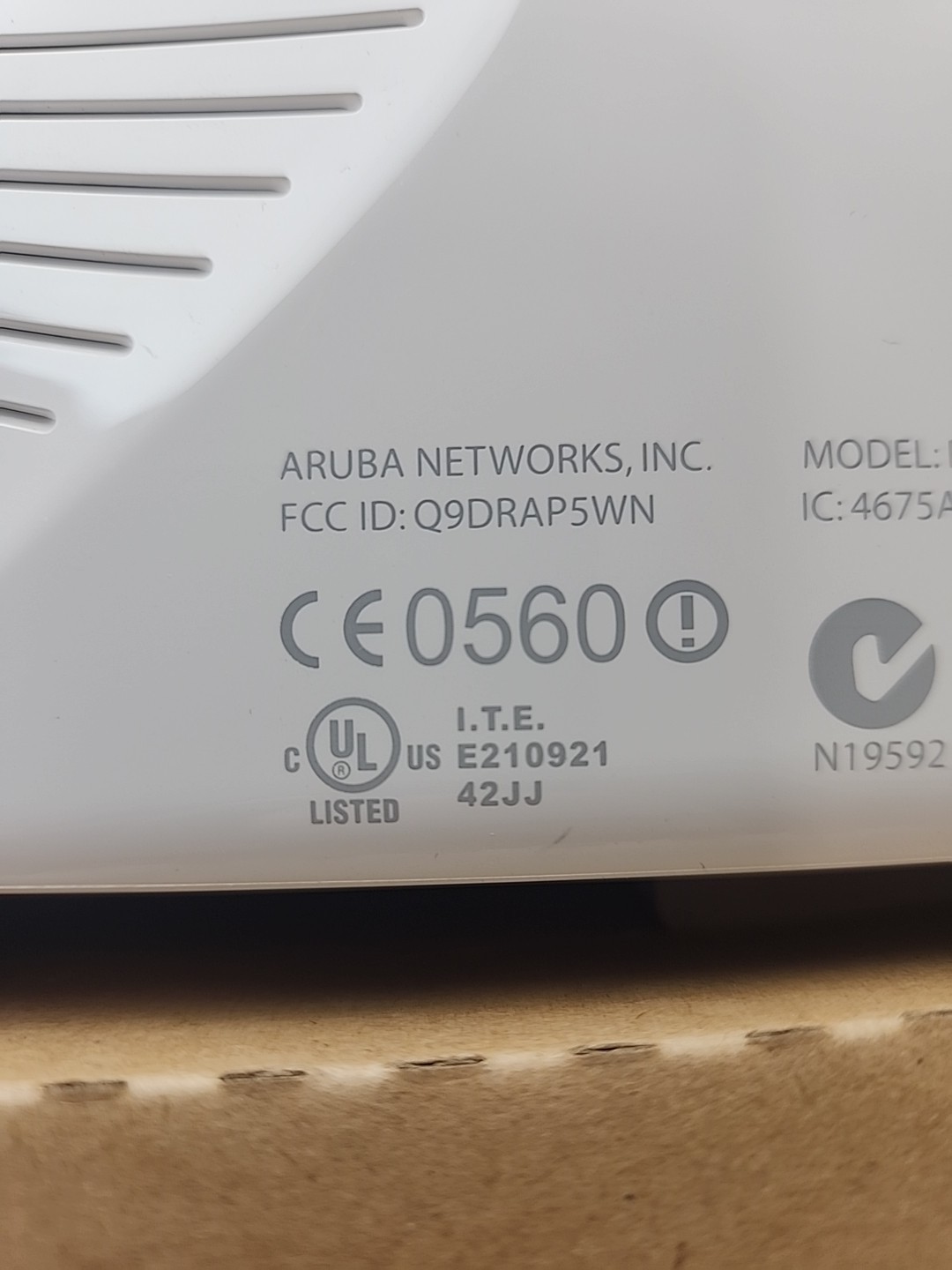 Aruba RAP-5WN Remote WAP Wireless Access Point Universal (No Cords)