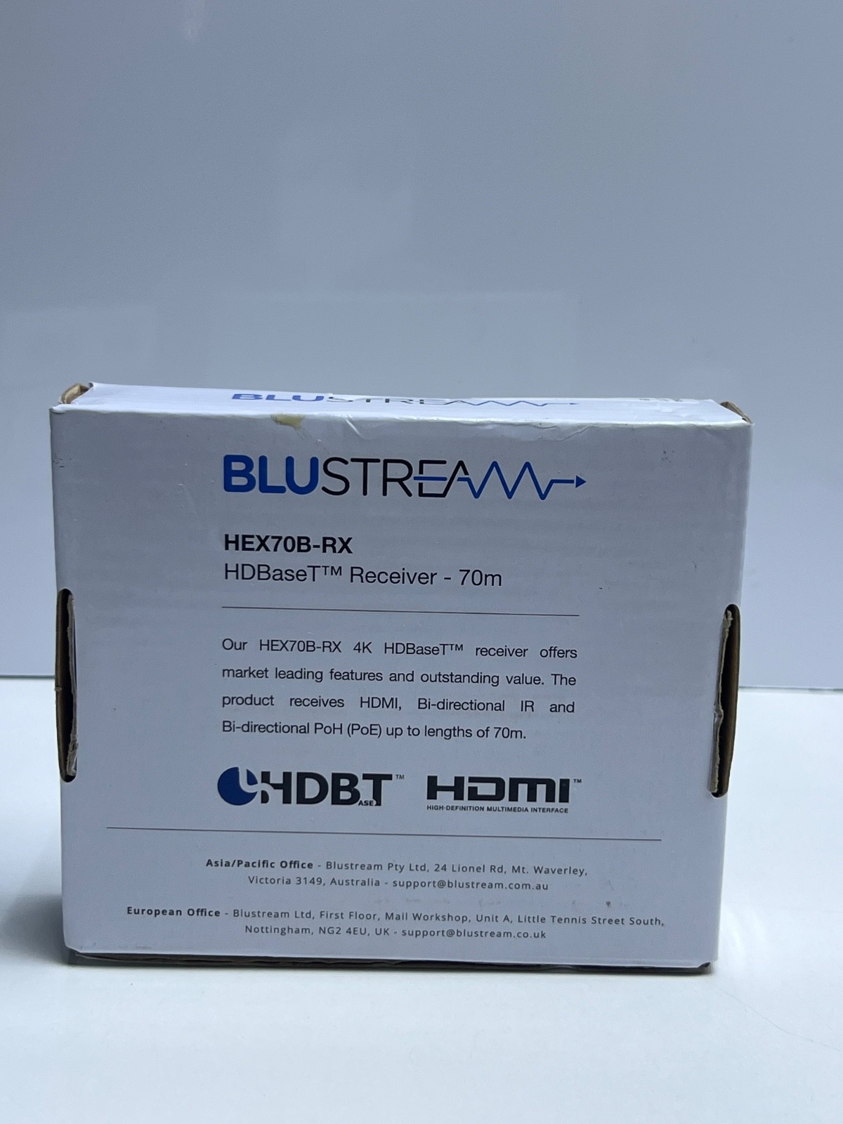 Blustream HEX70B-RX 70m HDBaseT™ Receiver (Only Unit)