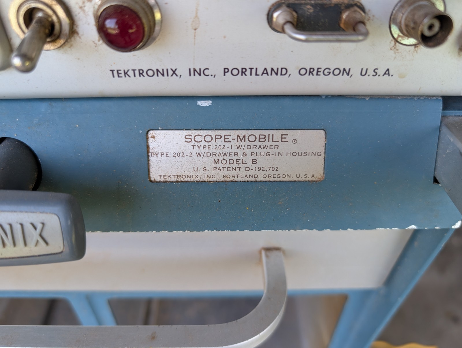 Tektronix Type 547 Oscilloscope 1A2 Dual-Trace Plug-in Unit