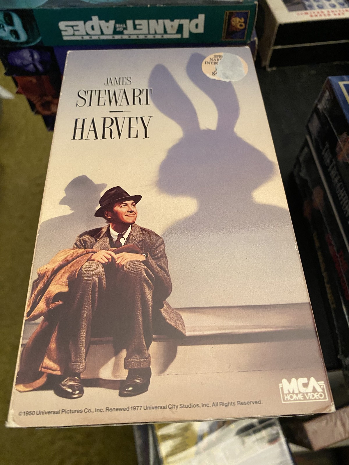 VHS-Harvey-James Stewart-Josephine Hull-6 foot rabbit