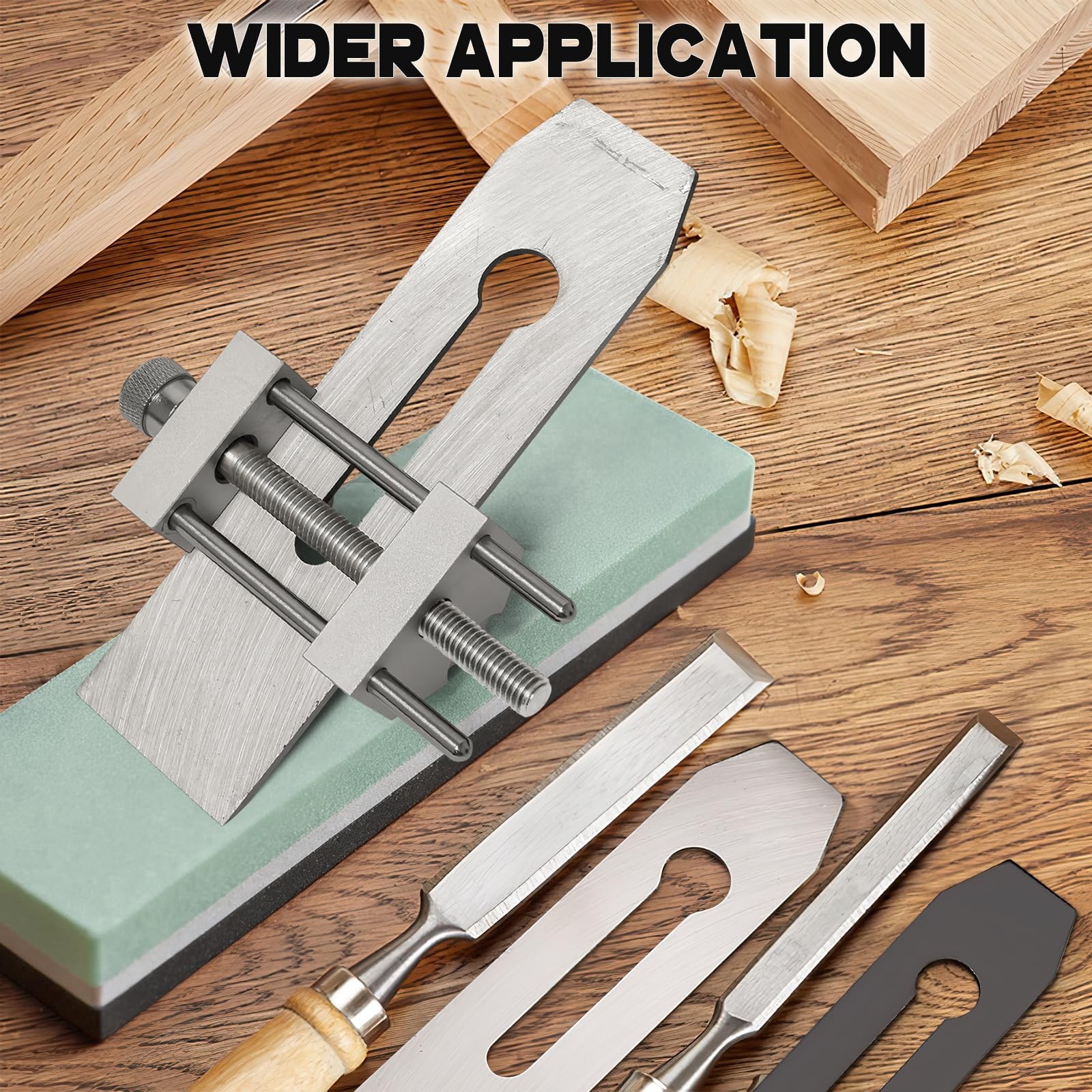 Chisel Sharpening Jig, Lightweight Honing Guide System with Adjustable Angle ...