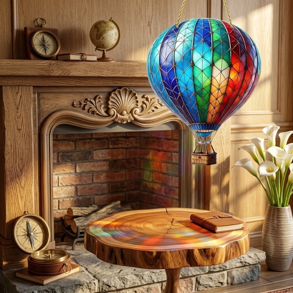 For Balloon Style Flame Effect Hanging Piece for Interior Wall Display