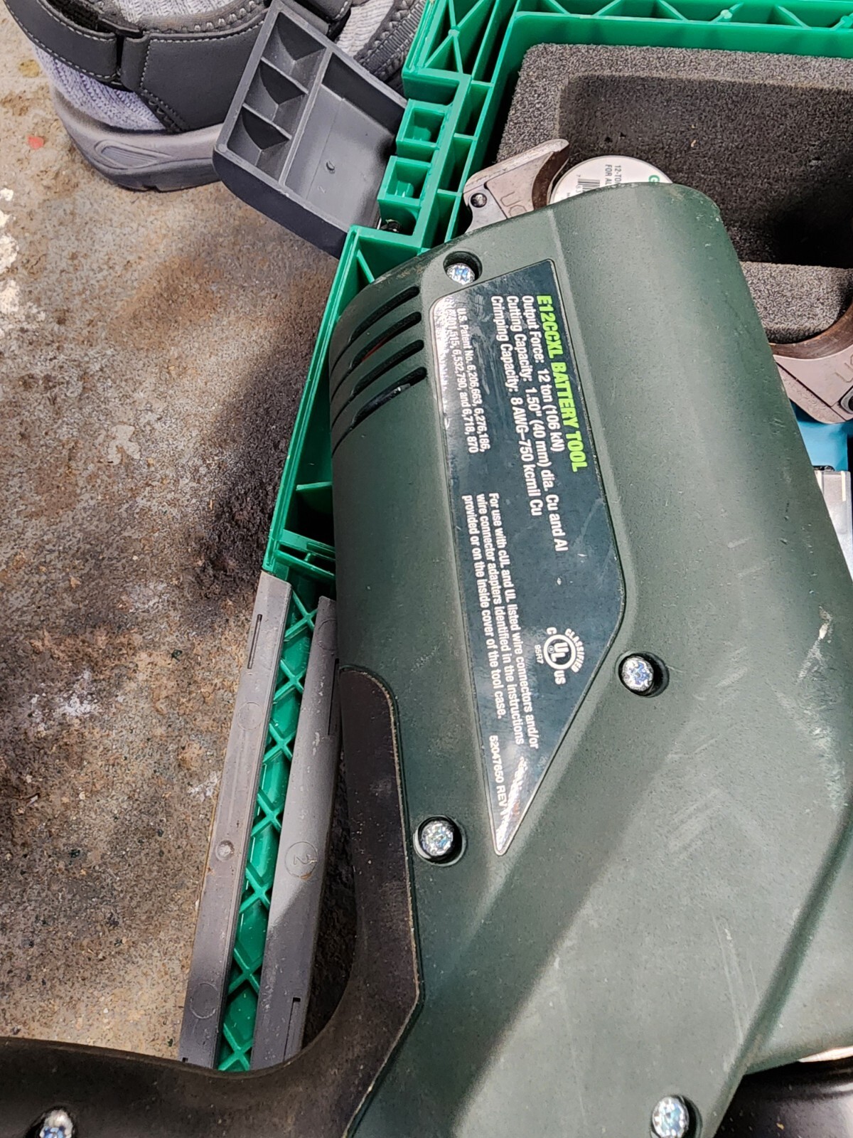 GREENLEE GATOR 12CCXL BATTERY TOOL