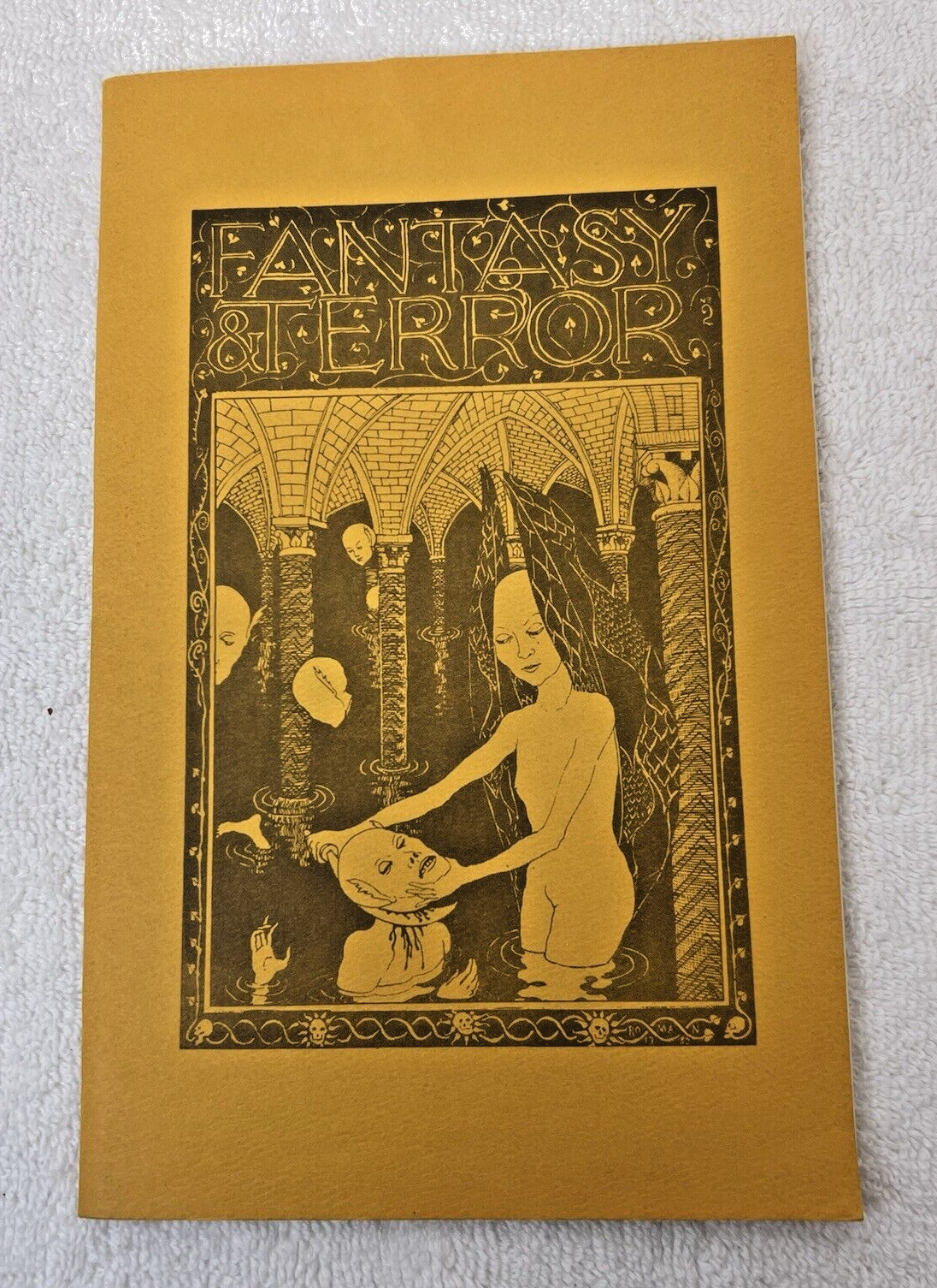 Fantasy & Terror 1984 Booklet of Short Stories Author Signed