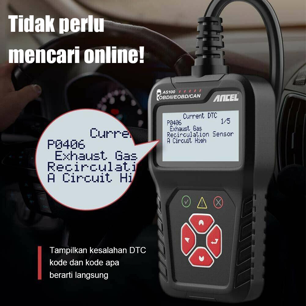 Clear Reset Engine Light Professional Code Reader OBD2 Diagnostic Scan Tool I/M