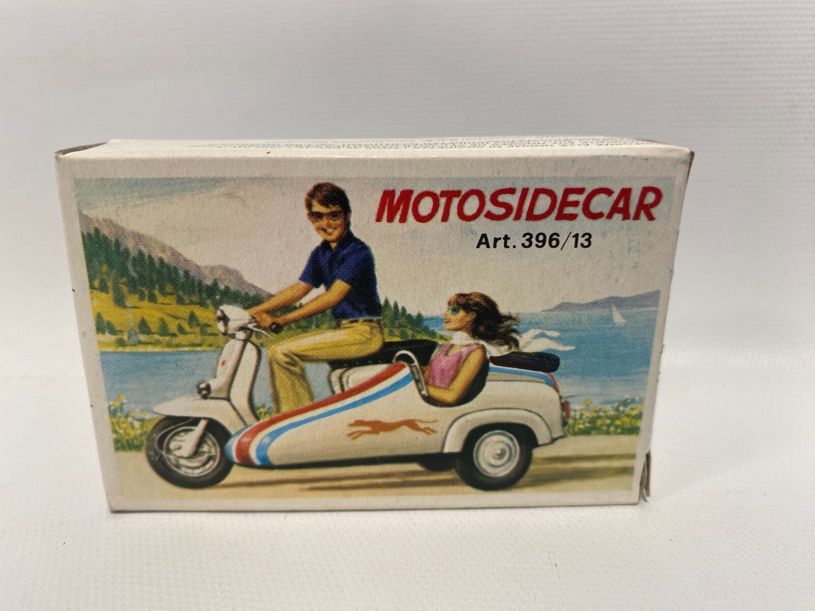 Boxed Vintage CGGC Motosidecar Mini Model Kit - Complete - Made in Italy