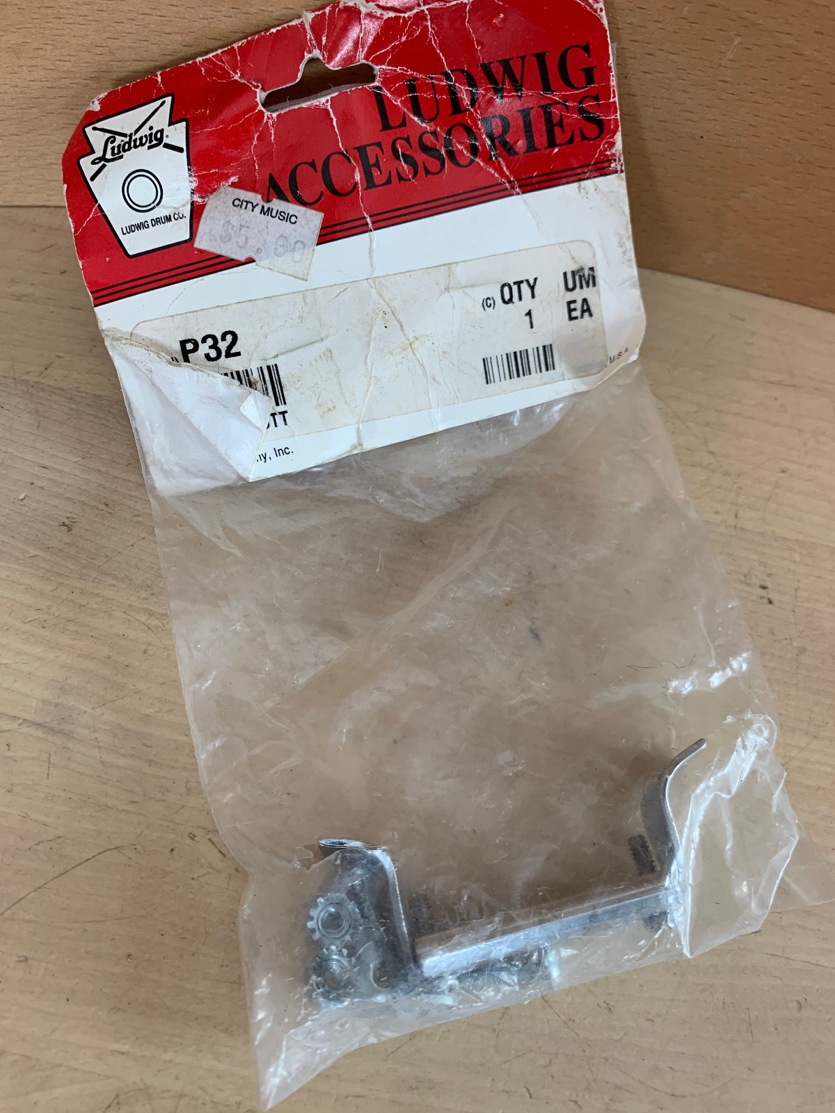 LUDWIG P32 P-32 Snare Drum BUTT PLATE Part New Stock Acrolite Supraphonic 90s