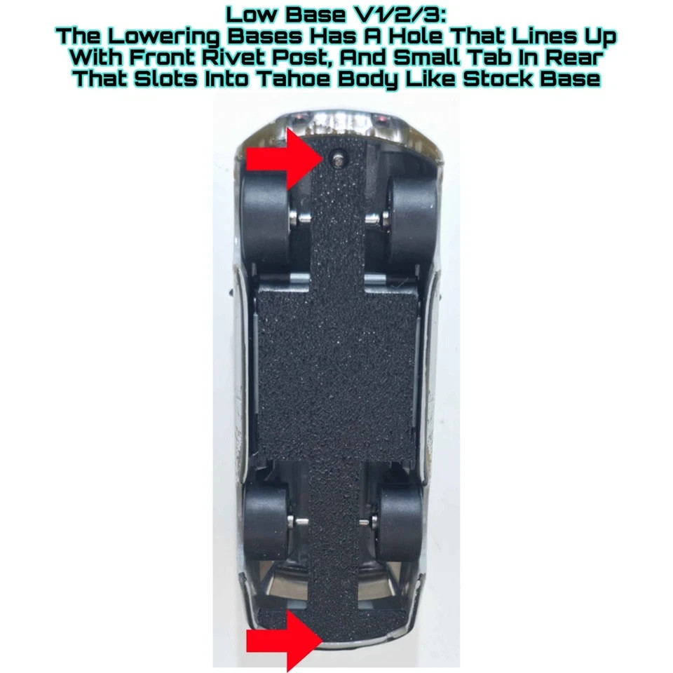 Lowering Base Frame 3D Printed For 1/64 Scale Greenlight Chevy Trucks & Tahoe