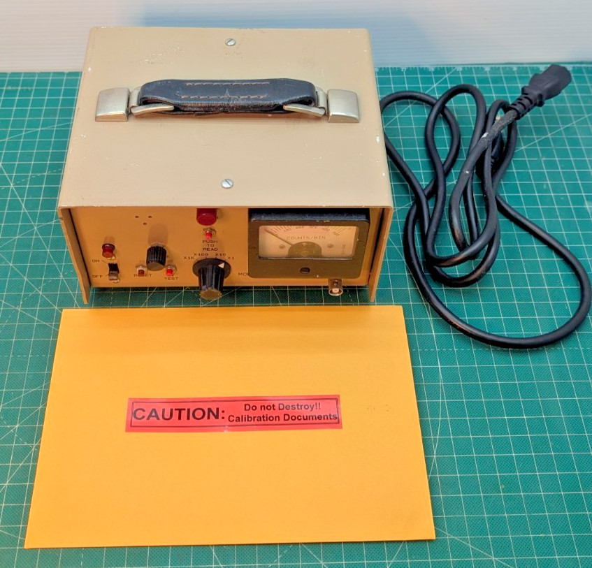 1x Ludlum Model 177-10 Bench Top Counter, NIST traceable Cal., 1 Yr Guaranteed