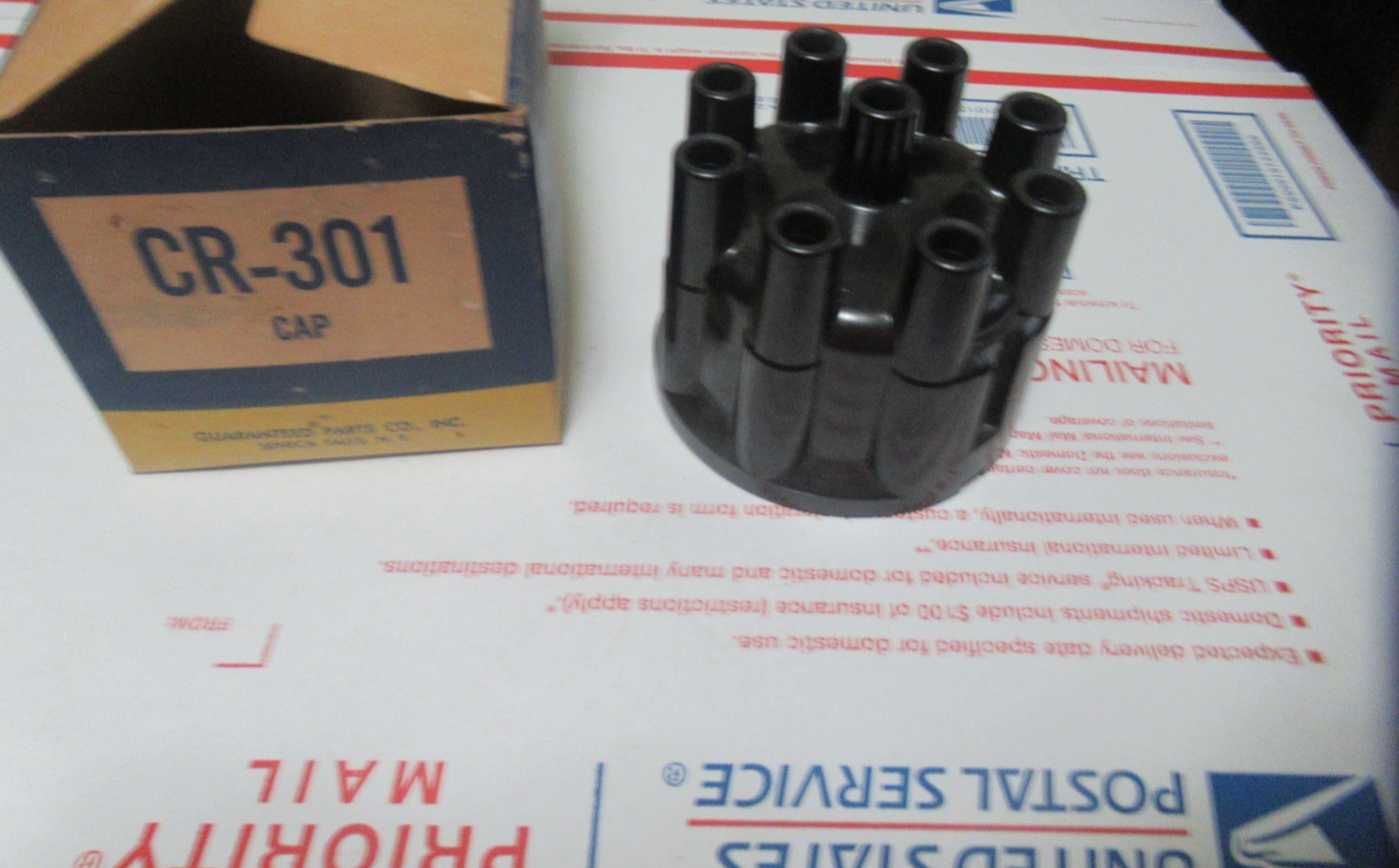 VINTAGE GP CR-301 Distributor Cap New Old Stock V8  PLYMOUTH 59-64 DODGE 61-64