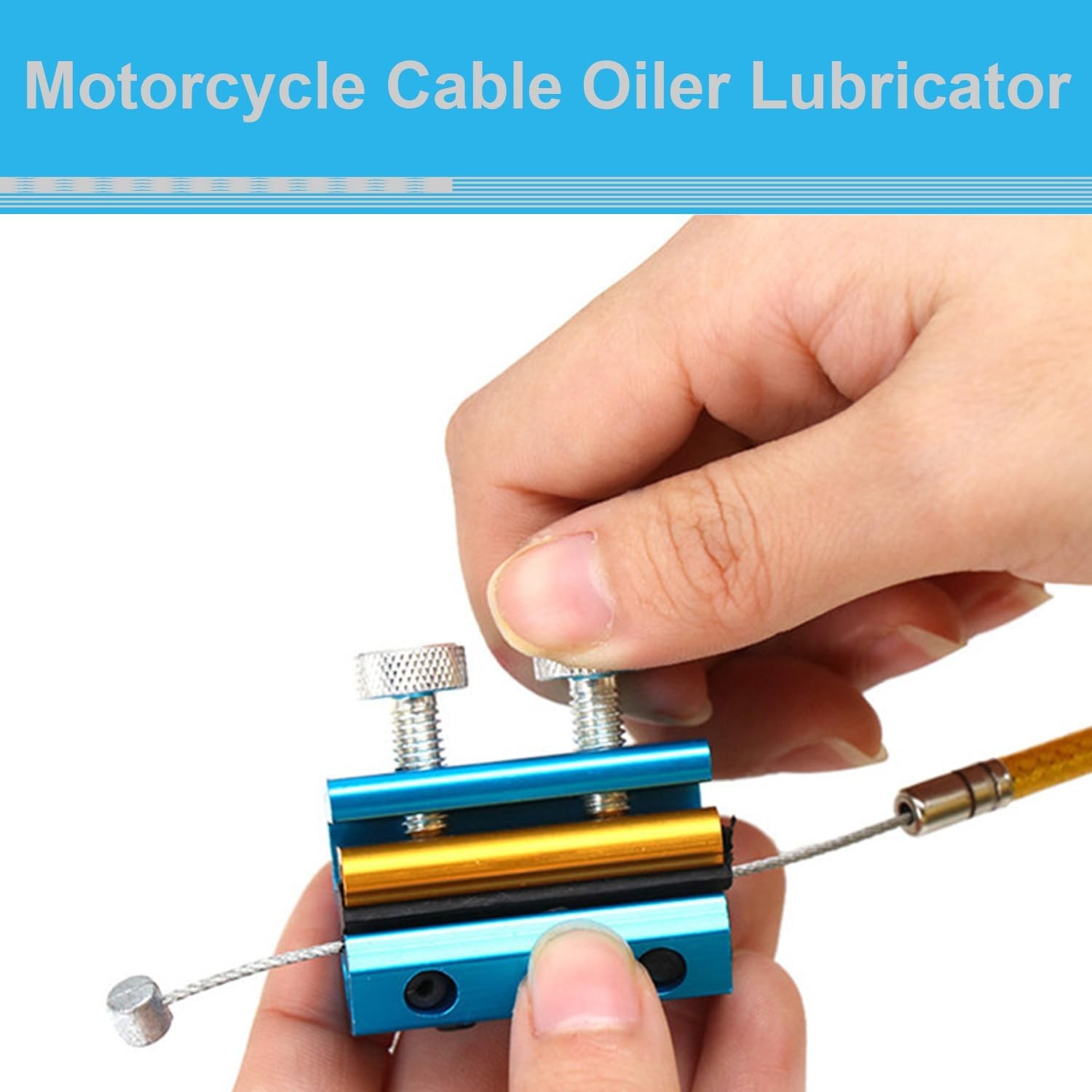 Cable Luber Tool Motorcycle Wire Oiler Cable Lubricator for Motorcycles Bicycle