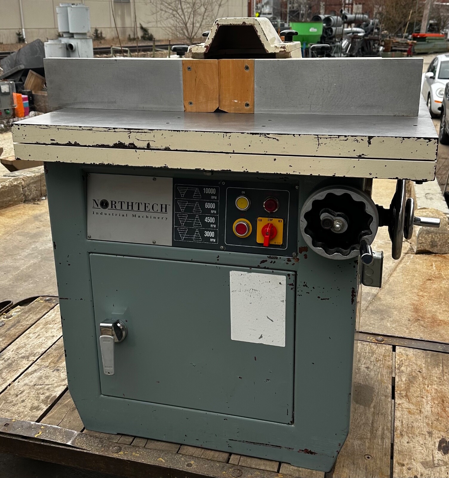 Northtech NT-525TS-73 Tilting Spindle ~ Sliding Table Shaper 3ph 230V  (6548)