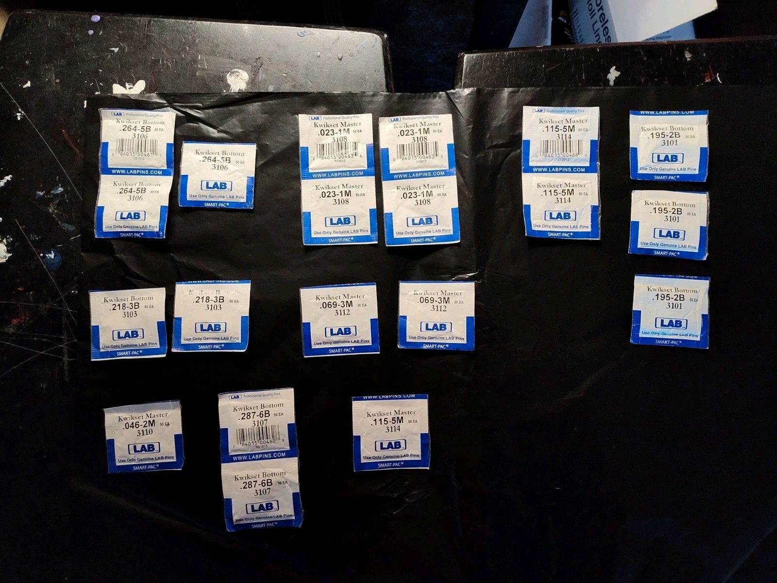 20 Packs Of 50 Kwikset Master & Bottom Pins original  keying pins by Labpins NEW