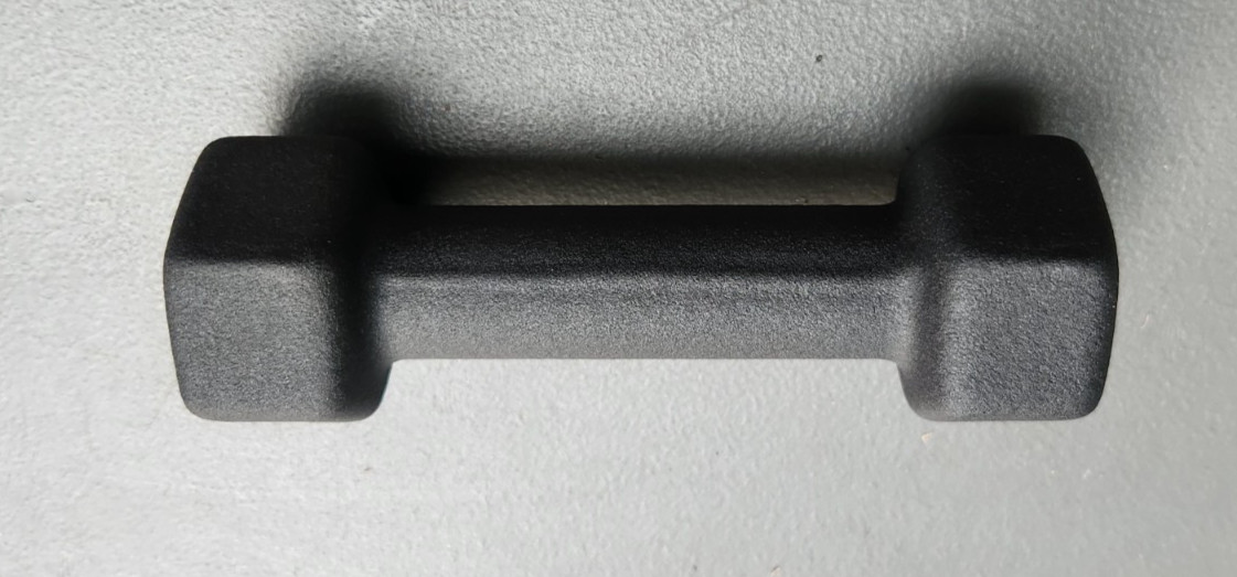 CAP Barbell 3 LB Neoprene Dumbbell Hand Weights - Pair | Black