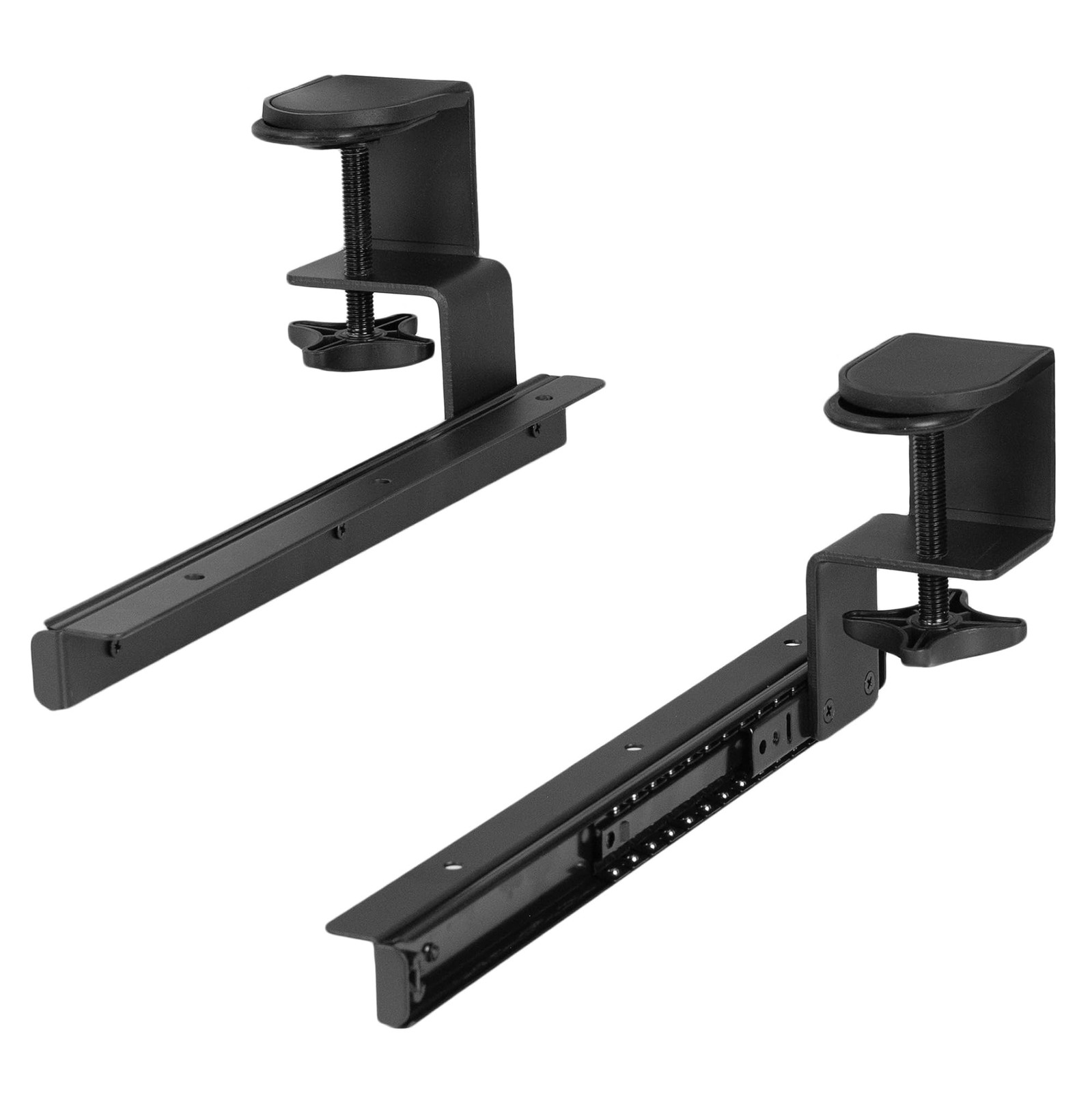 VIVO Clamp and 12 inch Rail Set for DIY Custom Wooden Keyboard Trays (Tray Not I