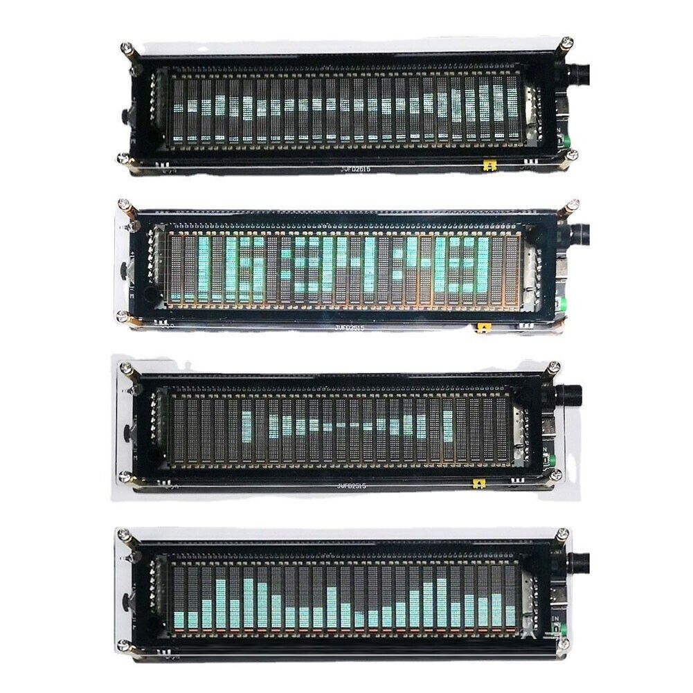 VFD2515 Audio Spectrum Analyzer with Voice Control and VU Meter Display