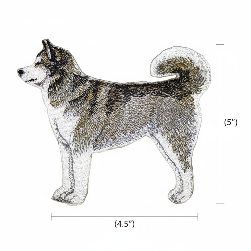 Malamute Embroidered Patch | Arctic Dog