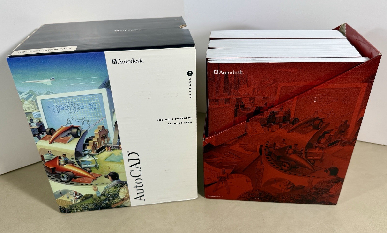 AutoDesk AutoCAD Release 13 Documentation Pack 5 Manuals - NO Software