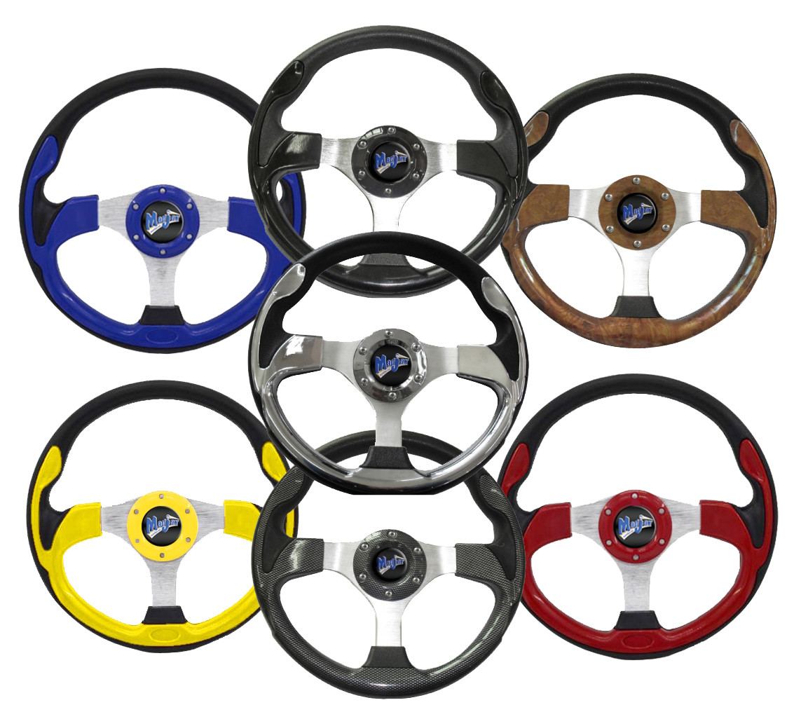Madjax Ultra II Golf Cart Steering Wheel and Adapter - Choose from 7 Colors