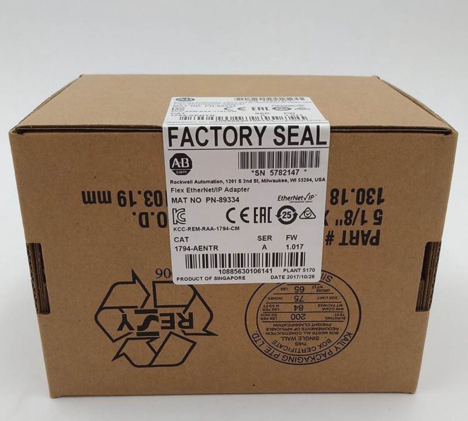 New Sealed 1794-AENTR 1794AENTR /A Flex EtherNet/IP Adapter Free Shipping PLC US
