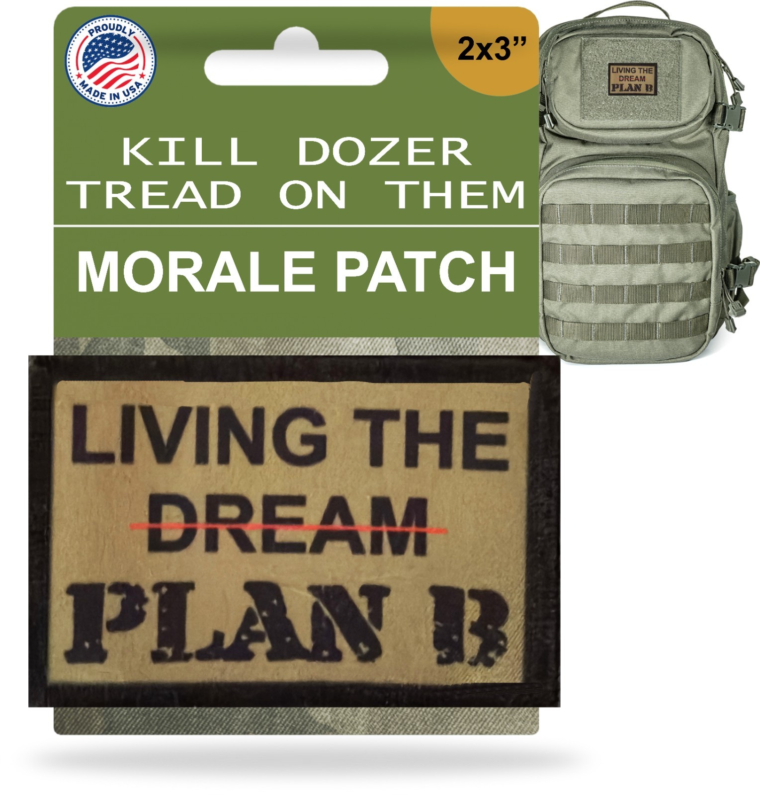 KillDozer Tread on Them Morale Patch Tactical Army Military Tactical