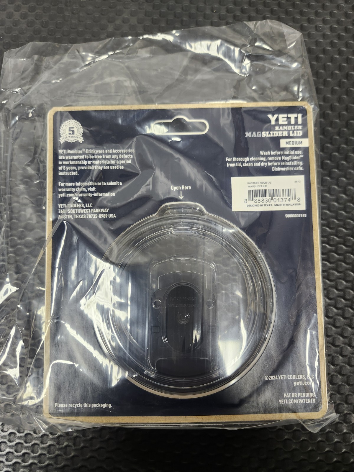 Yeti 10/20oz. Rambler MagSlider Lid New