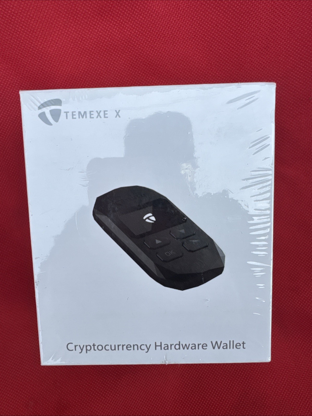 Temexe X Crypto Hardware Wallet Bitcoin Ethereum Coins Tokens Black NEW SEALED