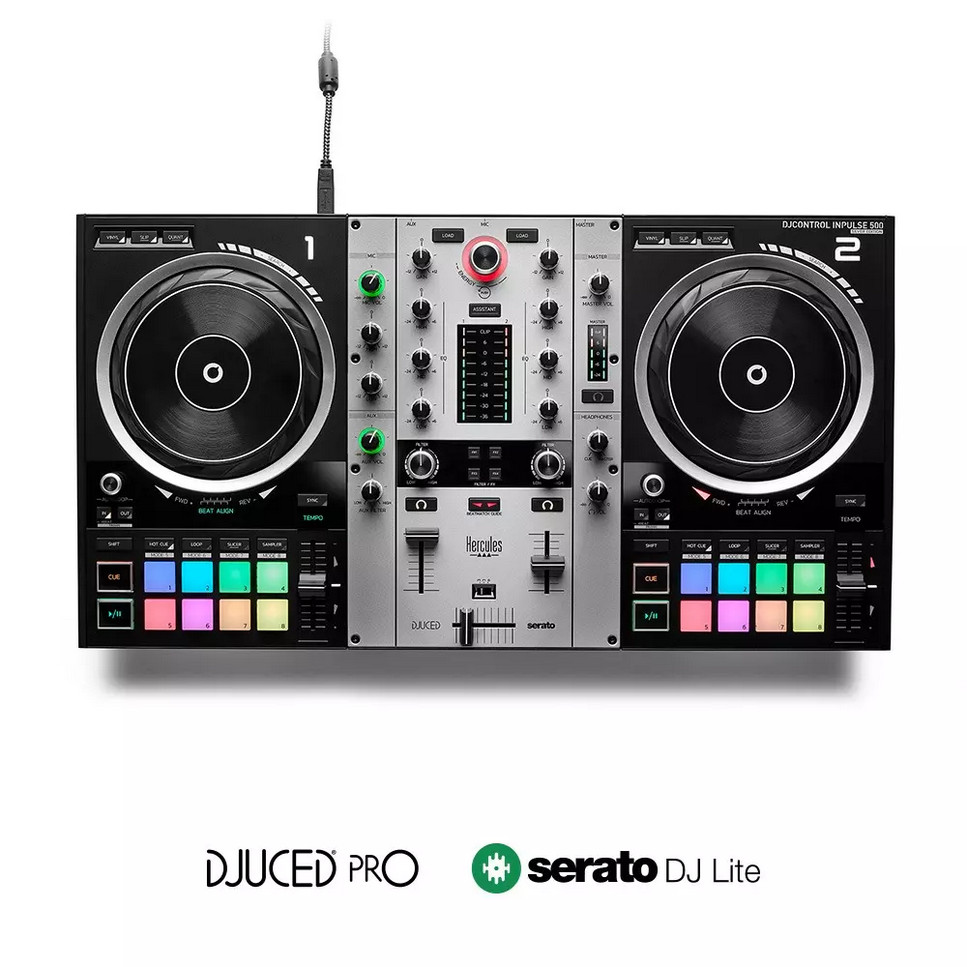 Hercules DJCONTROL INPULSE 500 SILVER EDITION