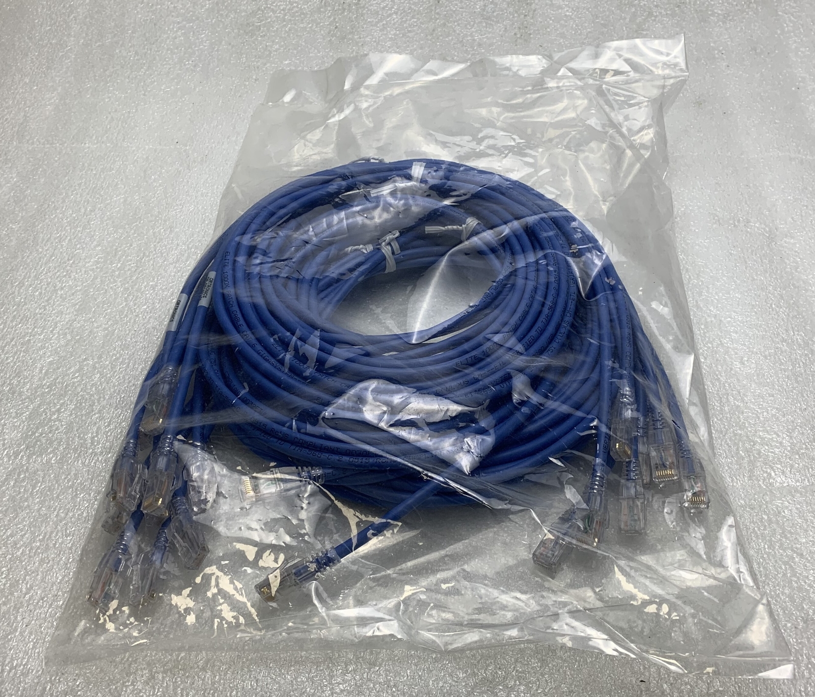 Bag of 10 Ortronics OR-SPC609-06 Cat6 MOD8 9ft RJ45 Ethernet Patch Network Cord
