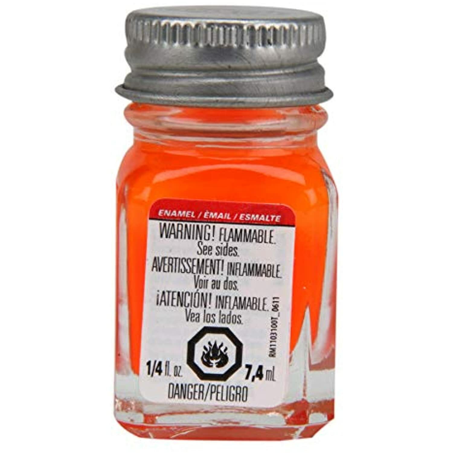 TESTORS FLUORESCENT ORANGE GUN/BOW SIGHT PAINT ENAMEL rifle shotgun TES1173 NEW