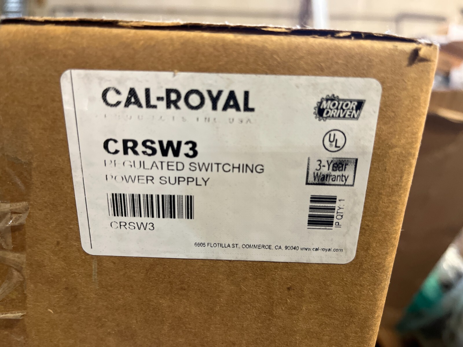 Cal-Royal Lock Hardware CRSW3 Regulated Switching Power Supply