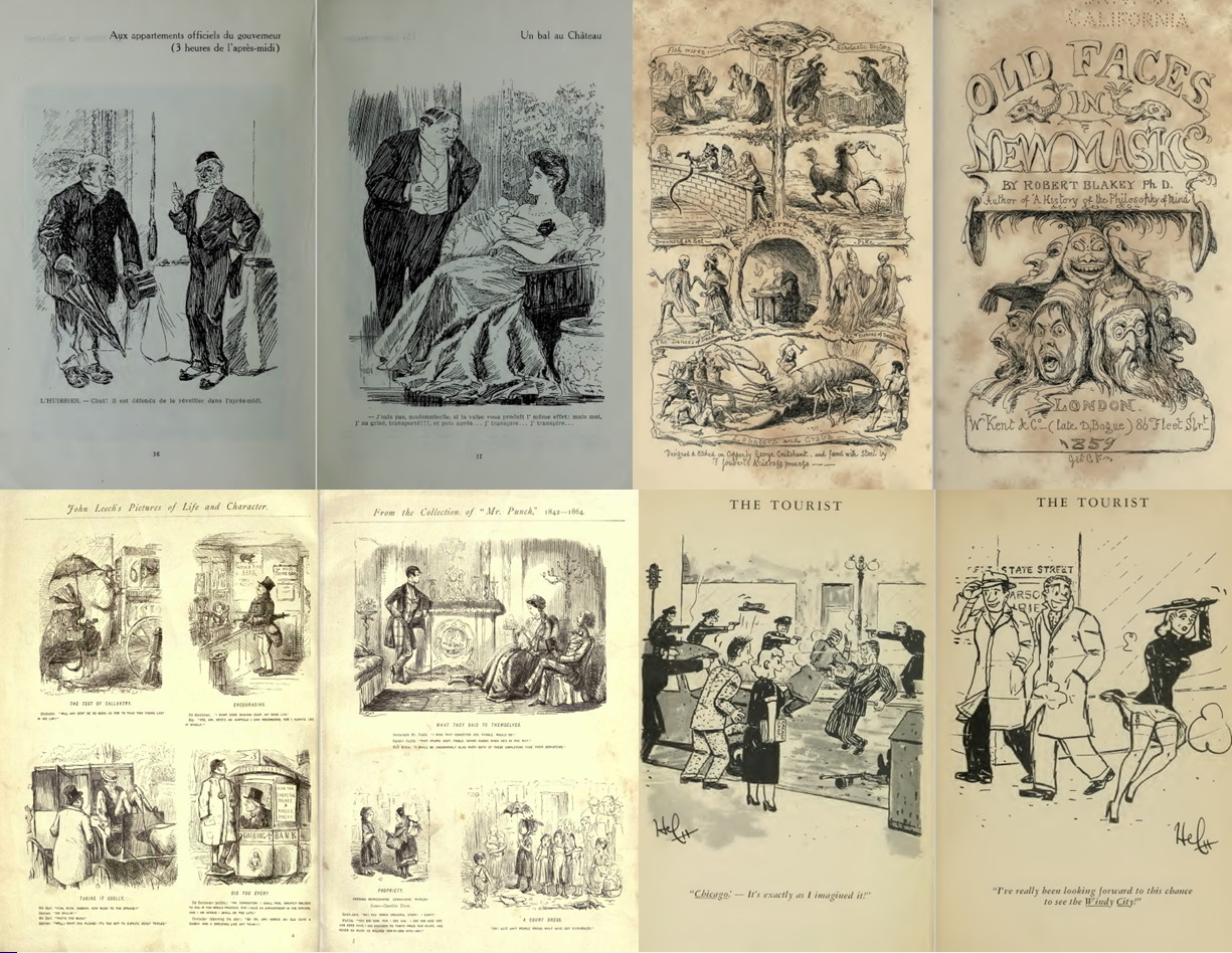231 Old Books on Caricature Cartoon Drawing Animation Humor Art History on USB