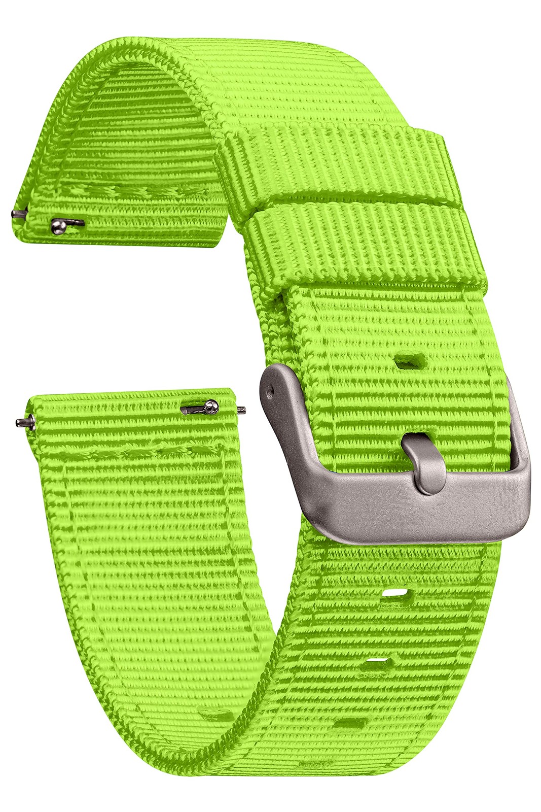 GadgetWraps 14mm Nylon Watch Band – Quick Release, Lime Green, Compatible