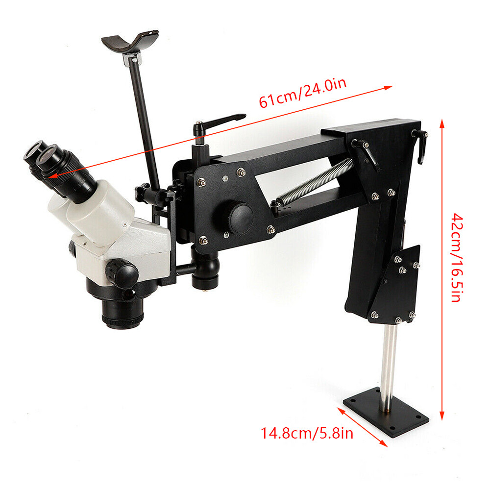 Micro Inlaid Mirror Multi-directional Micro-setting Microscope Jewelry Tool Set