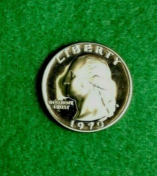 1970- S  Washington Quarter Clad  Nice US Proof Coin