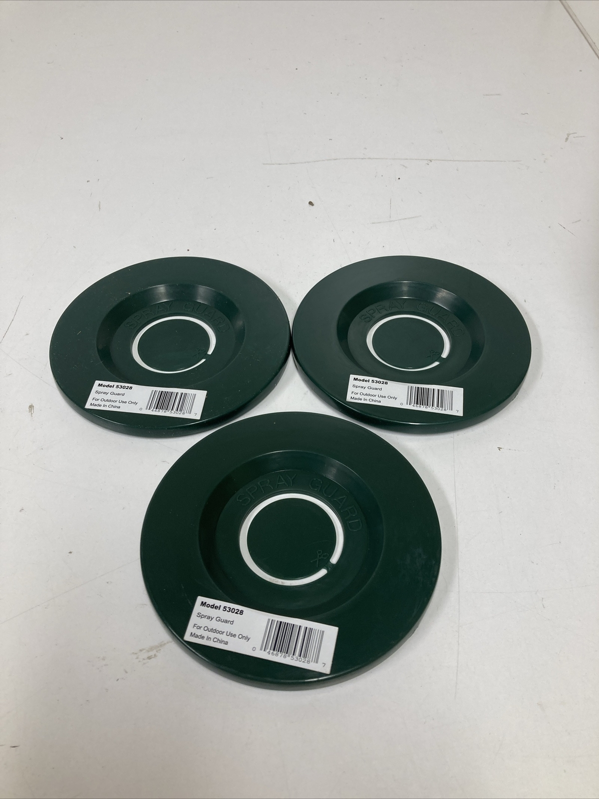 New Orbit 5” Plastic Spray Guard 53028 Lot Of 3