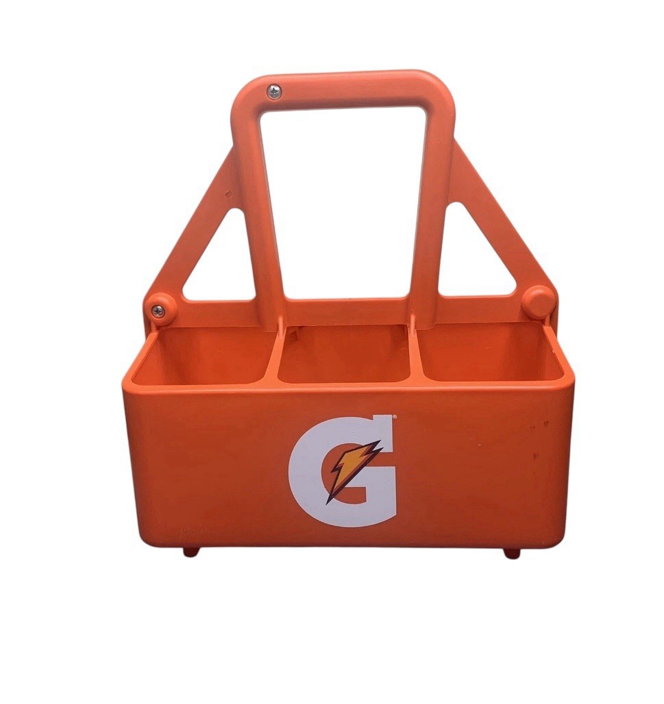 Gatorade 6 Pack 32oz Sport Water Squeeze Bottle Carrier Holder Case Caddy Only