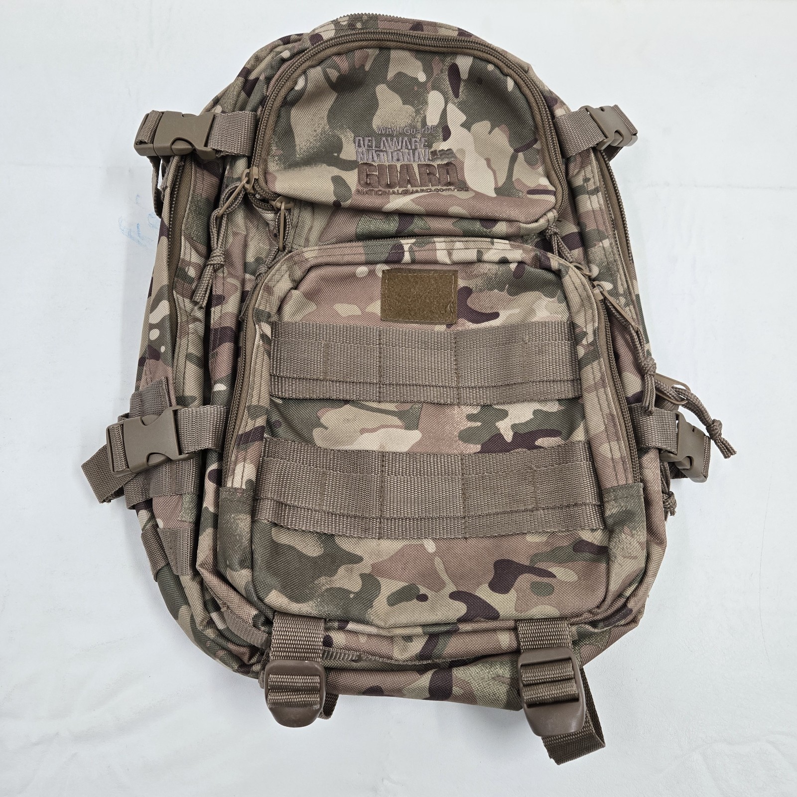 Delaware National Guard Backpack Green Camouflage Soldier Tactical