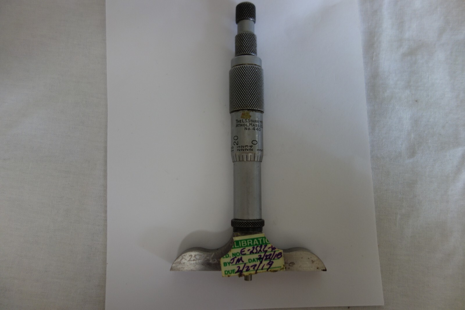 STARRETT 440 Ratchet Stop Depth Micrometer